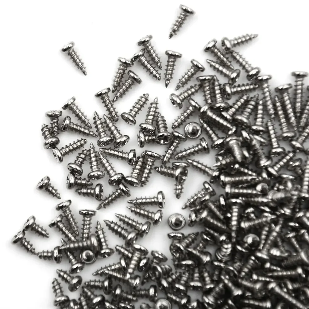 100Pcs/pack M2 4mm 6mm 8mm Screw Thread Diameter Round Head Cross Screws Self Tapping Screw Hardware Tool - Image 2