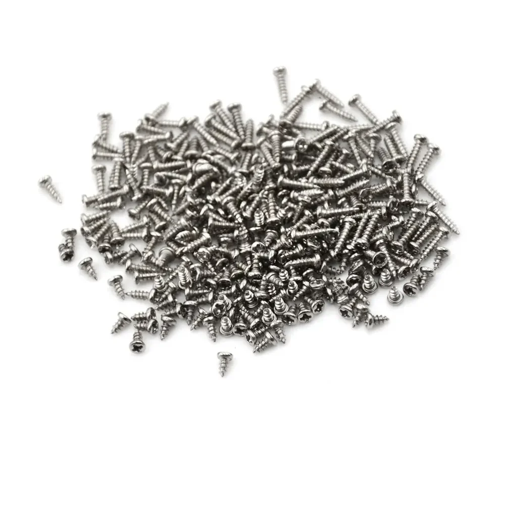 100Pcs/pack M2 4mm 6mm 8mm Screw Thread Diameter Round Head Cross Screws Self Tapping Screw Hardware Tool - Image 5
