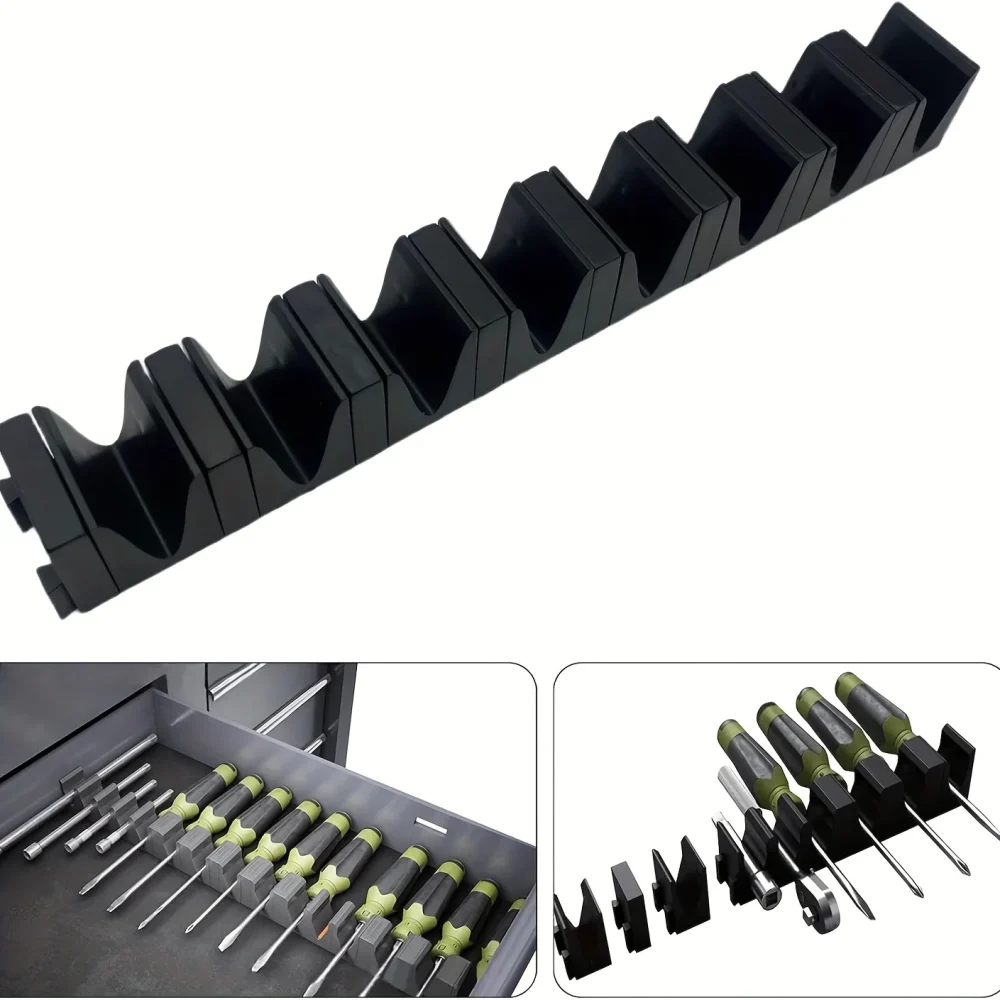 16 Modular Screwdriver Storage Box Multi-Purpose Hardware Tool Adjustable Durable Plastic Tool Box Gadget - Image 2