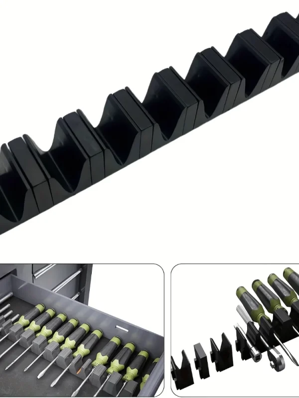Screwdriver Storage Rack Multifunctional Display Hanger Plastic Storage Box Organizer For Manual Tools Storing Supplies Tool Box