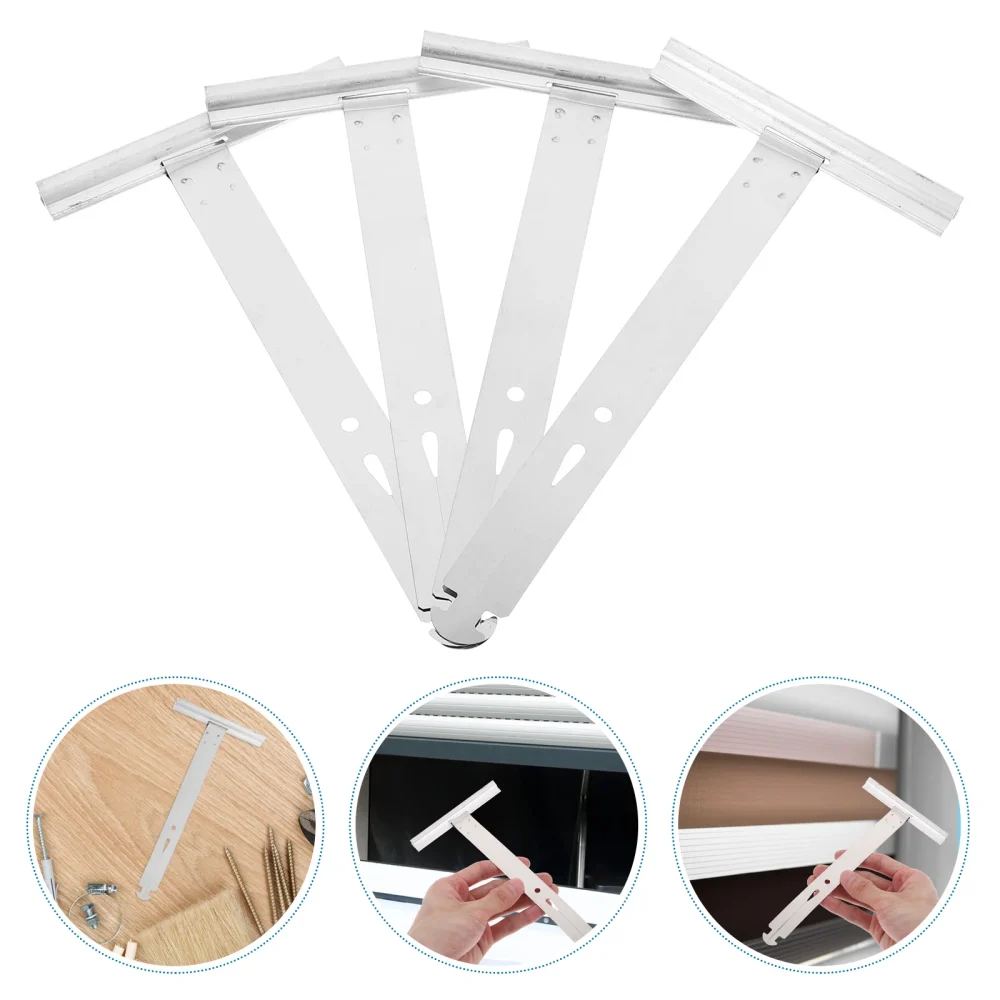 4 Pcs Aluminum Alloy Hanger Roller Shutter Suspension Spring Parts Window Shutters Repair Hardware Accessories Mounting Blind